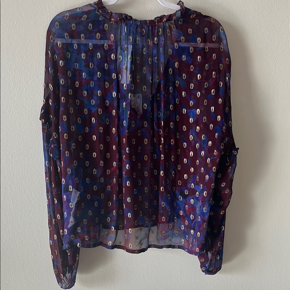 Evereve Cleobella Dara Blouse in Confetti Print Size Small- Boho! Size S Sku#43 - Picture 6 of 6
